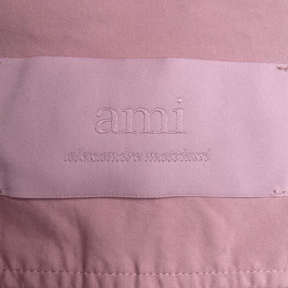 Ami Alexandre Mattiussi Men's Pink Button Up Shirt Size 36 Euro Summer Tailored - Picture 7 of 15